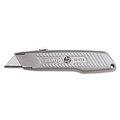 Bostitch Stanley Bostitch Metal Interlock Retractable Utility Knife Gray 10079